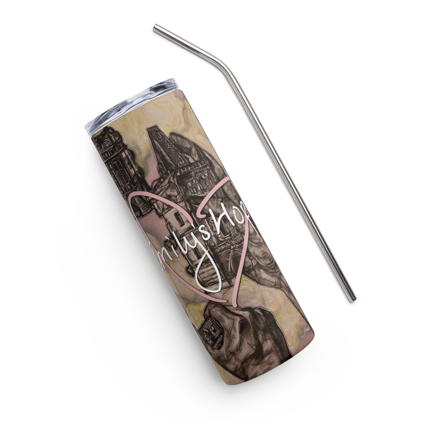 "Hand Castles" Stainless Steel Tumbler