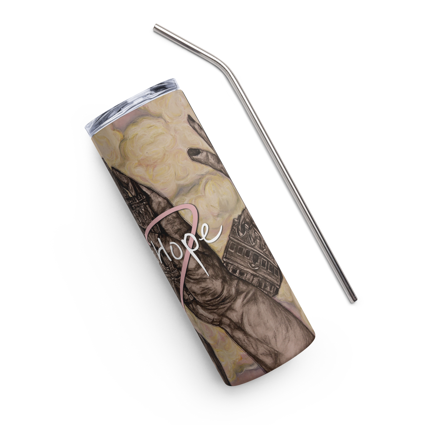 "Hand Castles" Stainless Steel Tumbler