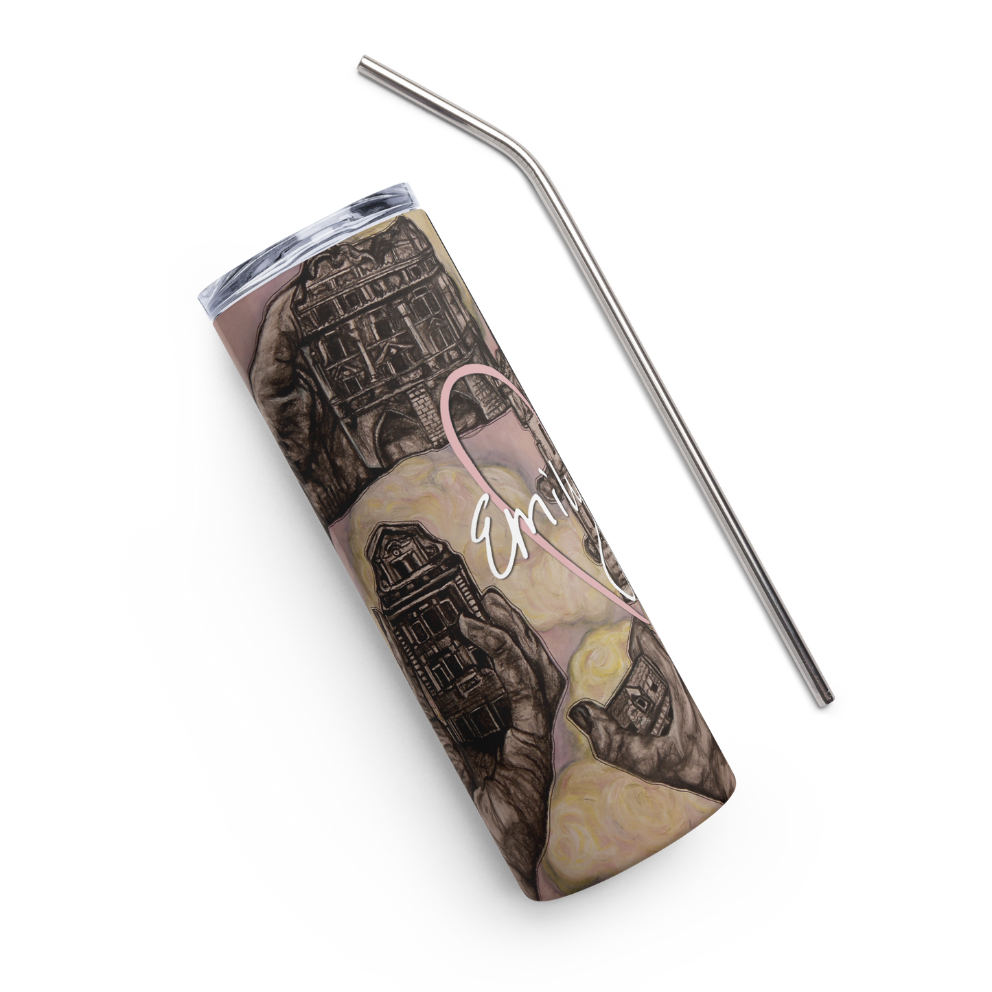 "Hand Castles" Stainless Steel Tumbler