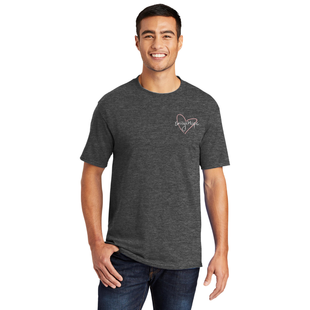 Grey Emily's Hope Logo T-Shirt