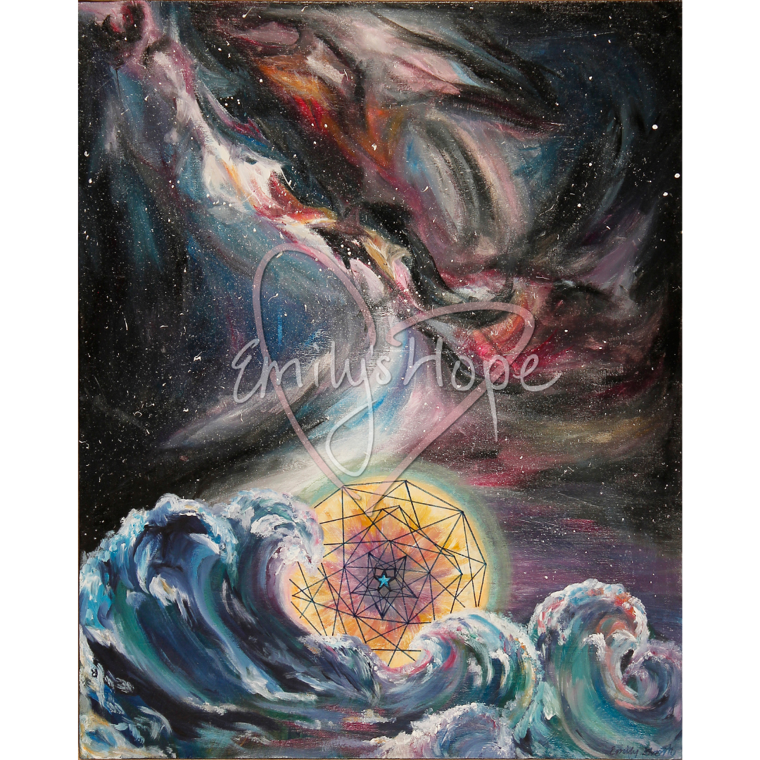 Geometric Waves Print