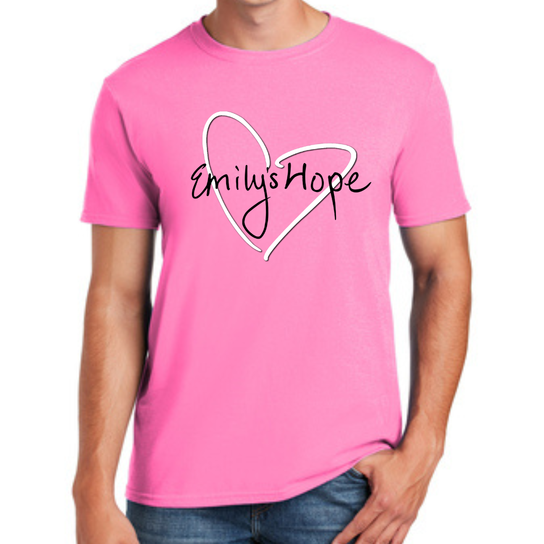 Pink Emily's Hope Logo T-Shirt