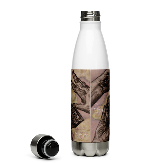"Hand Castles" Stainless Steel Water Bottle