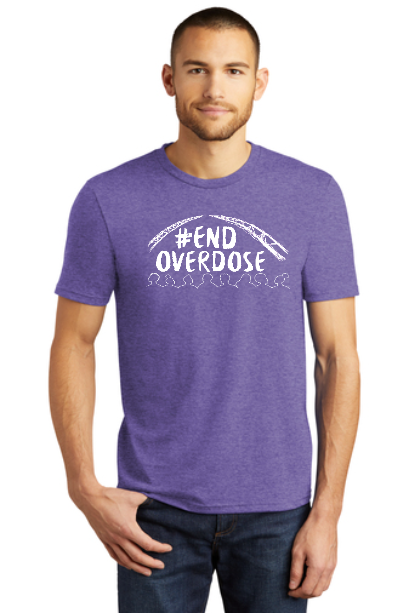 #EndOverdose Arc of Dreams Purple T-Shirt