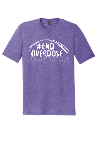 #EndOverdose Arc of Dreams Purple T-Shirt