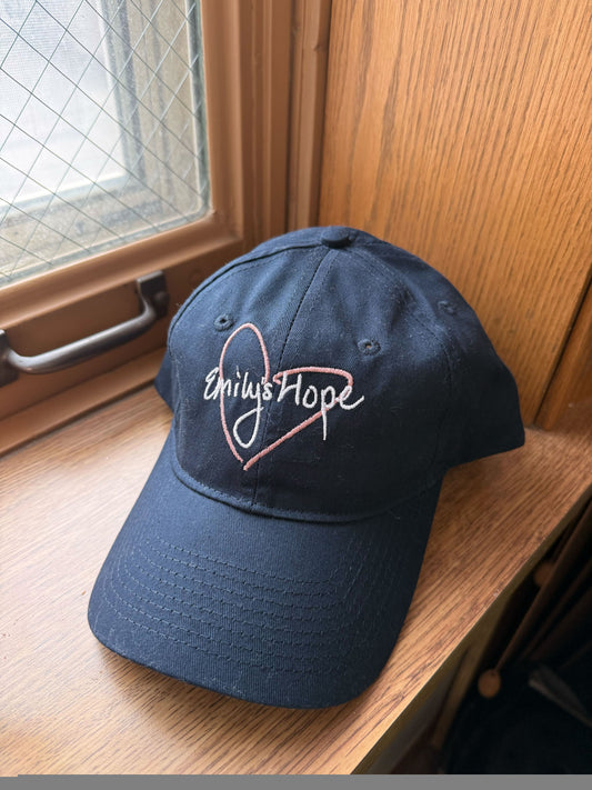 Emily's Hope Embroidered Logo Hat - Navy Blue