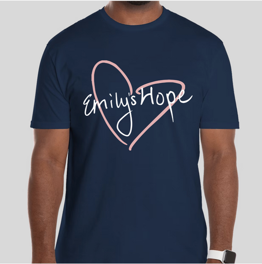 Emily's Hope Logo T-Shirt (Navy)